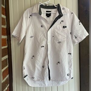 Boys Vans short sleeve buttonn down shirt